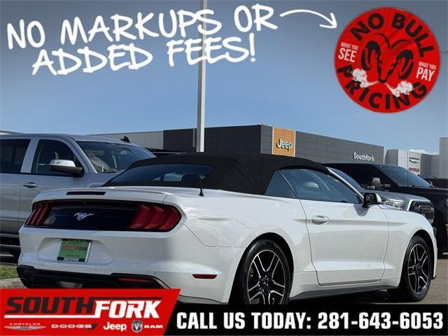 used 2022 Ford Mustang car, priced at $23,999