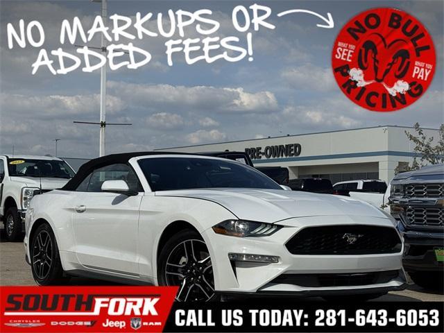 used 2022 Ford Mustang car, priced at $23,999