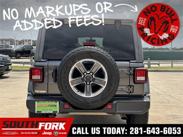used 2021 Jeep Wrangler Unlimited car, priced at $25,697