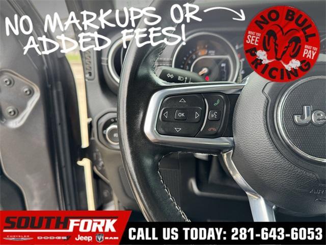used 2021 Jeep Wrangler Unlimited car, priced at $25,697