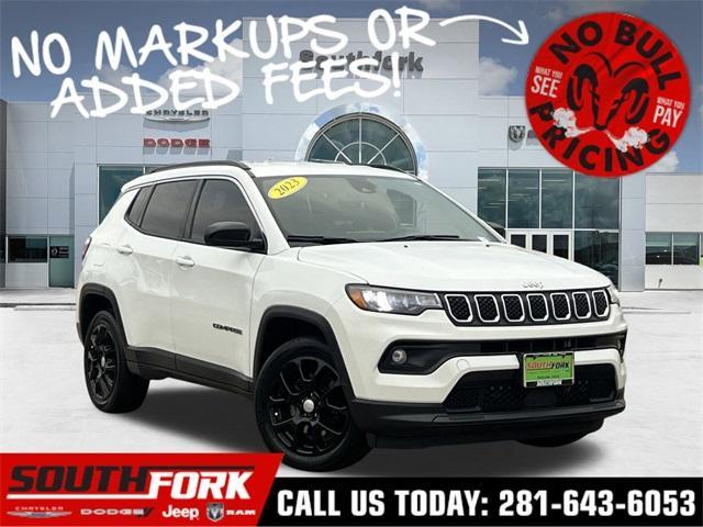 used 2023 Jeep Compass car, priced at $24,297