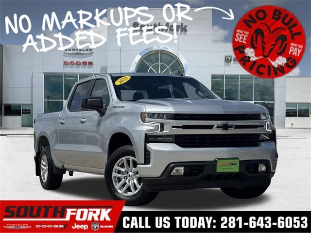 used 2021 Chevrolet Silverado 1500 car, priced at $35,999