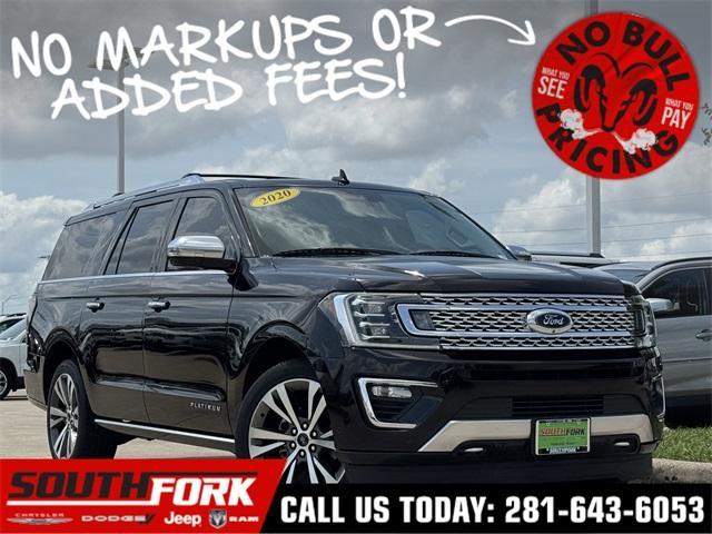 used 2020 Ford Expedition Max car, priced at $32,999