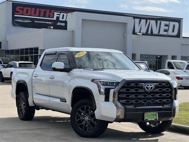 used 2022 Toyota Tundra Hybrid car, priced at $49,299