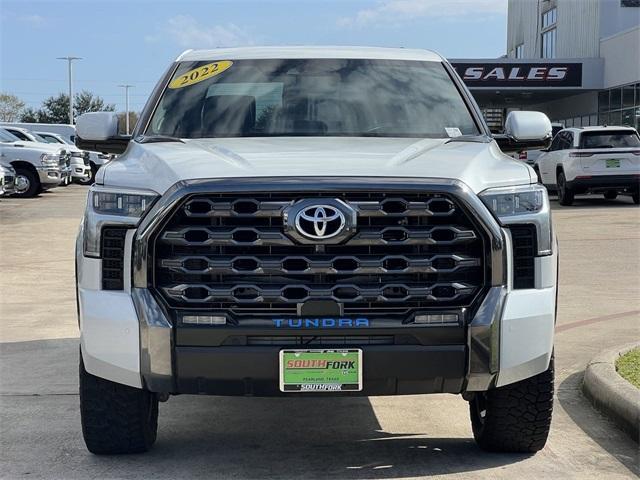 used 2022 Toyota Tundra Hybrid car, priced at $49,299