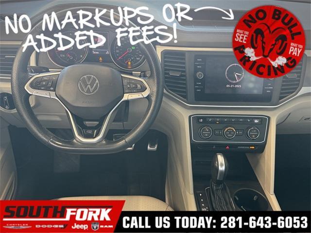 used 2021 Volkswagen Atlas car, priced at $22,599