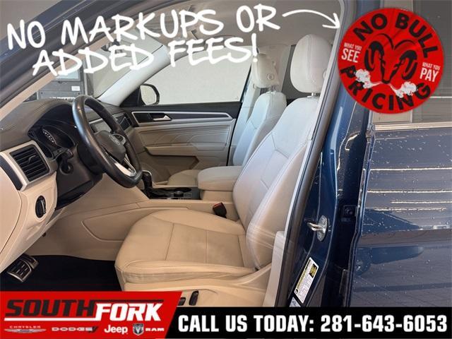 used 2021 Volkswagen Atlas car, priced at $22,599