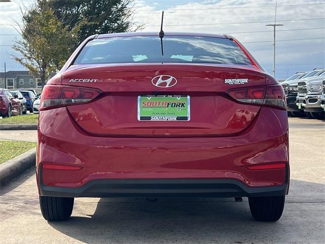 used 2022 Hyundai Accent car, priced at $17,597