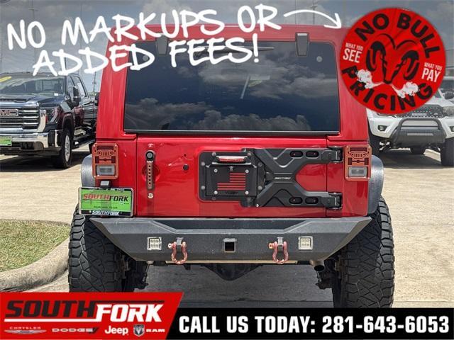 used 2016 Jeep Wrangler Unlimited car, priced at $19,998