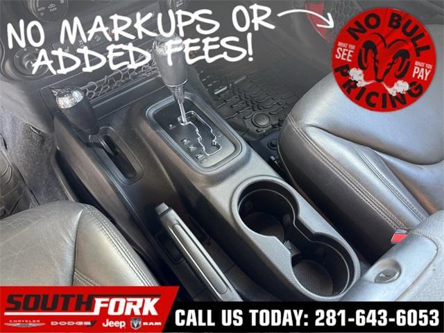 used 2016 Jeep Wrangler Unlimited car, priced at $19,998
