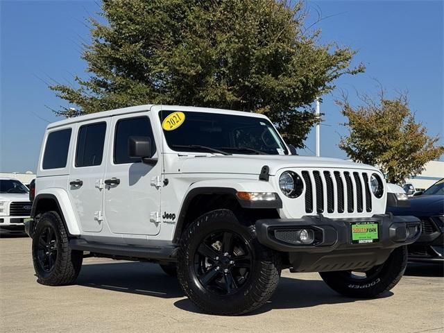 used 2021 Jeep Wrangler Unlimited car, priced at $34,299