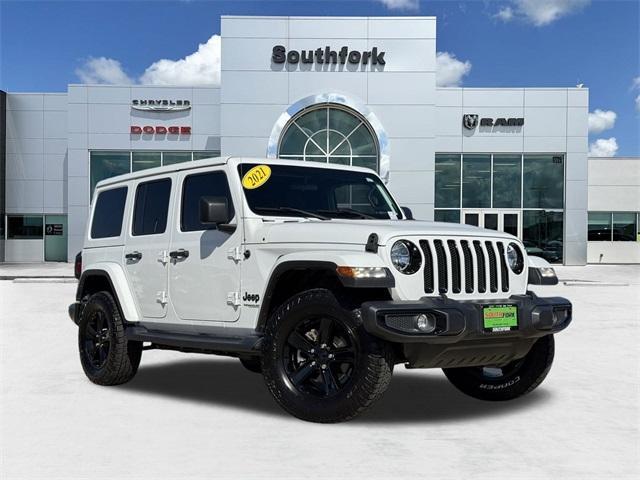 used 2021 Jeep Wrangler Unlimited car, priced at $34,299
