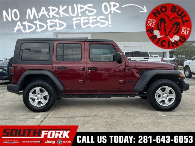 used 2021 Jeep Wrangler Unlimited car, priced at $30,699