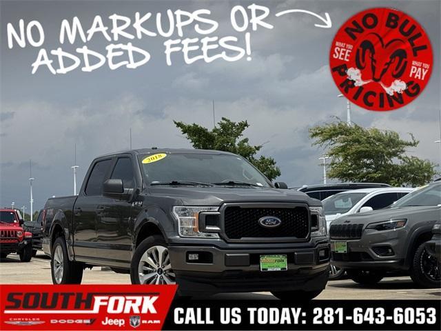 used 2018 Ford F-150 car, priced at $23,397