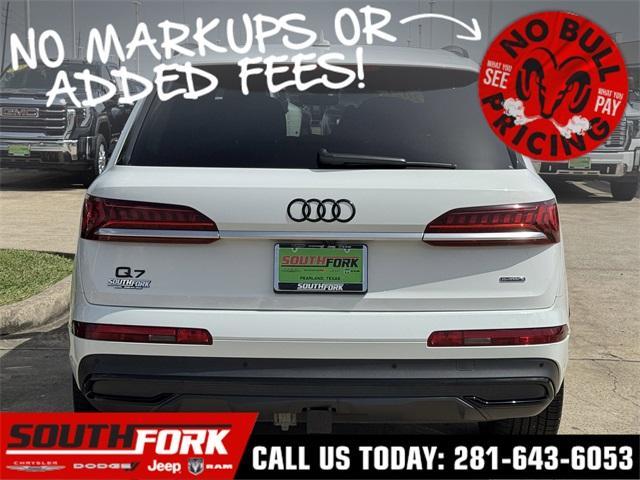 used 2021 Audi Q7 car, priced at $35,697