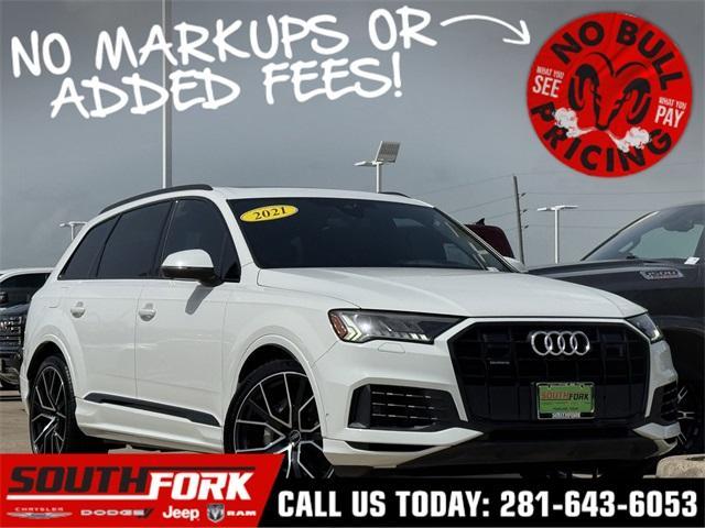 used 2021 Audi Q7 car, priced at $35,697