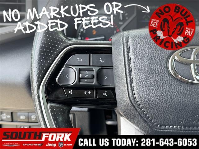 used 2023 Toyota Tundra car, priced at $35,599