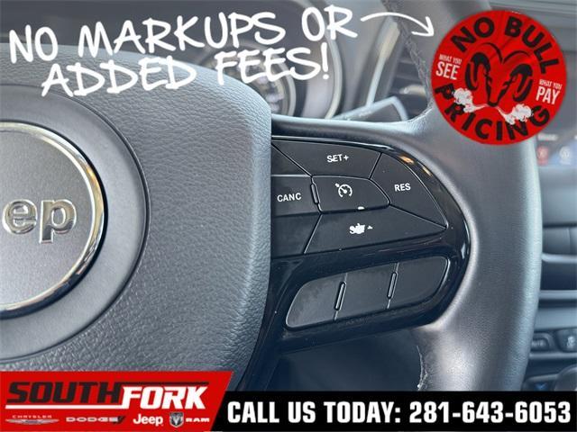 used 2021 Jeep Cherokee car, priced at $20,299