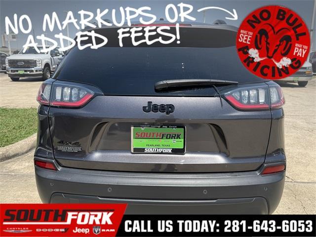 used 2021 Jeep Cherokee car, priced at $20,299