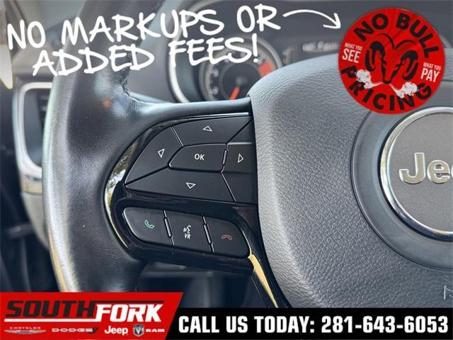 used 2021 Jeep Cherokee car, priced at $20,299