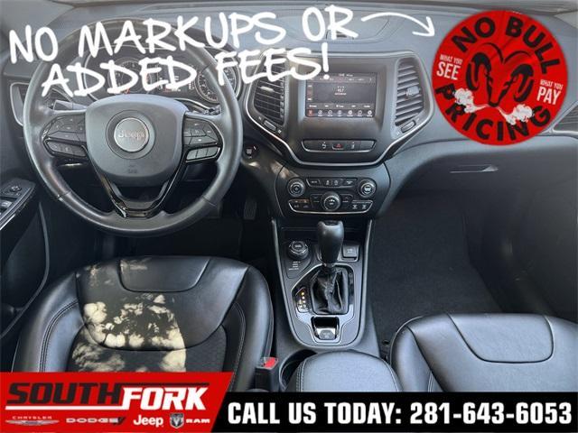 used 2021 Jeep Cherokee car, priced at $20,299