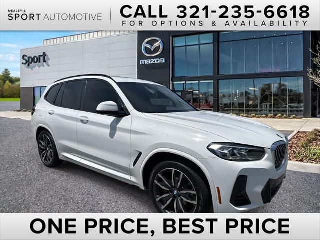 used 2022 BMW X3 car, priced at $34,292