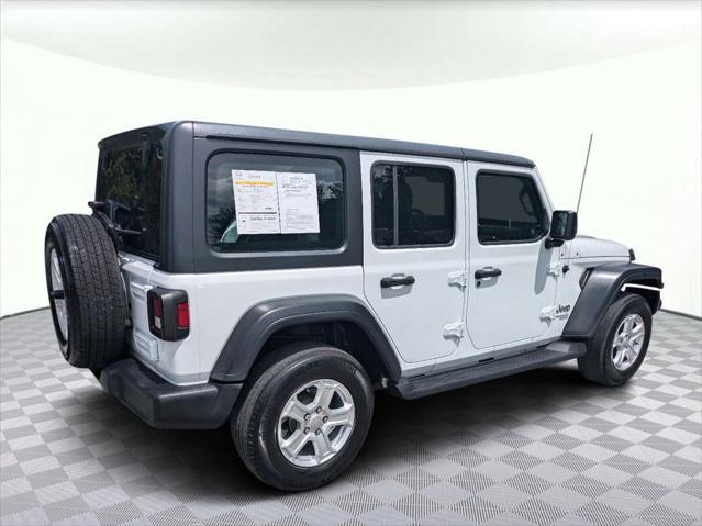 used 2020 Jeep Wrangler Unlimited car, priced at $26,494