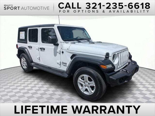 used 2020 Jeep Wrangler Unlimited car, priced at $26,494