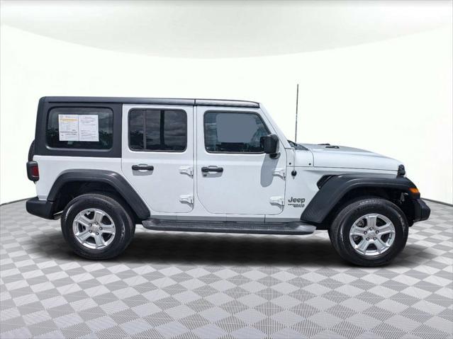 used 2020 Jeep Wrangler Unlimited car, priced at $26,494