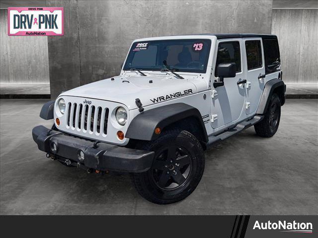 used 2013 Jeep Wrangler Unlimited car, priced at $18,978