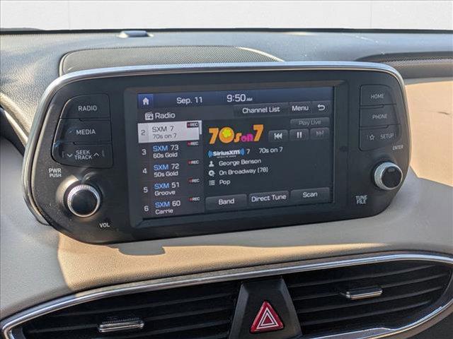 used 2019 Hyundai Santa Fe car, priced at $17,327