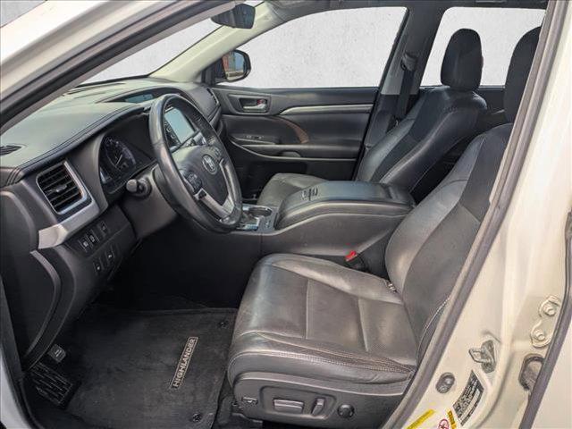used 2017 Toyota Highlander car, priced at $17,999