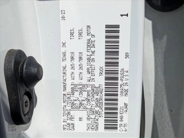 used 2024 Toyota Tundra car, priced at $43,998
