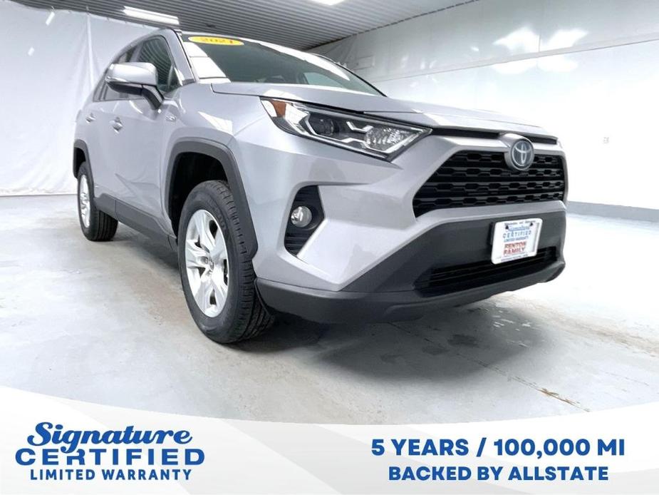 used 2021 Toyota RAV4 Hybrid car, priced at $32,500