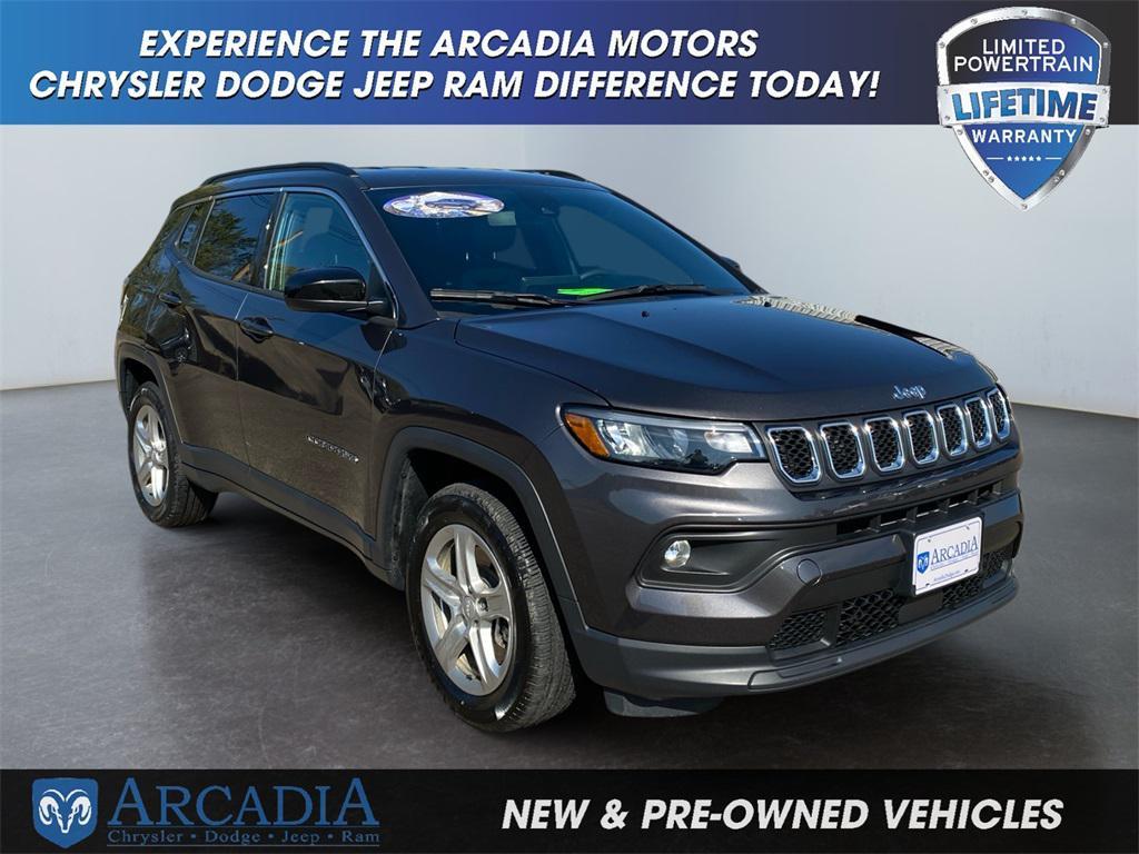 used 2024 Jeep Compass car, priced at $22,209