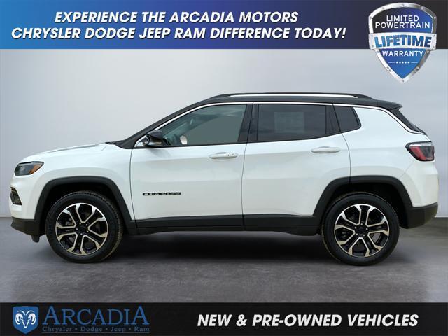 used 2022 Jeep Compass car, priced at $24,500