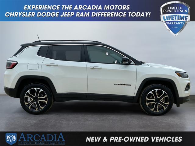 used 2022 Jeep Compass car, priced at $24,500