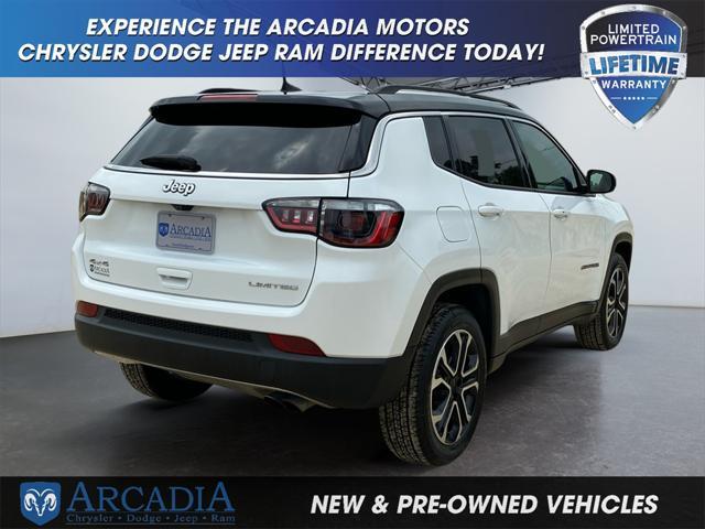 used 2022 Jeep Compass car, priced at $24,500