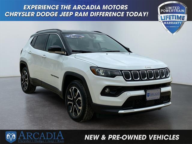 used 2022 Jeep Compass car, priced at $24,500