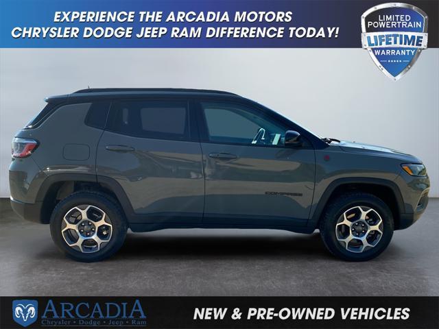 used 2022 Jeep Compass car, priced at $25,500