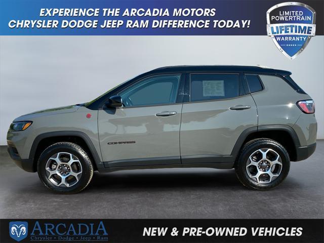 used 2022 Jeep Compass car, priced at $25,500