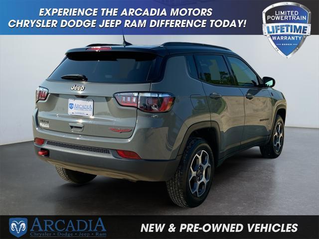 used 2022 Jeep Compass car, priced at $25,500
