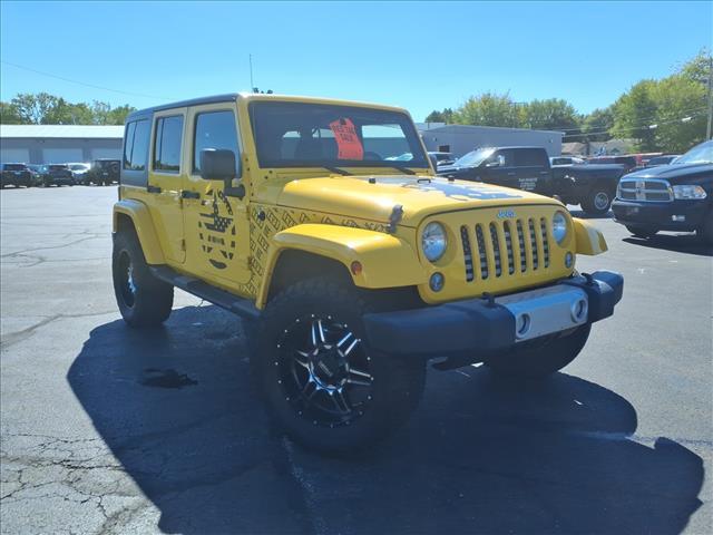 used 2015 Jeep Wrangler Unlimited car, priced at $15,995