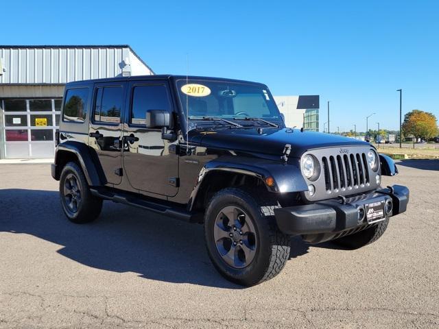 used 2017 Jeep Wrangler Unlimited car, priced at $23,174