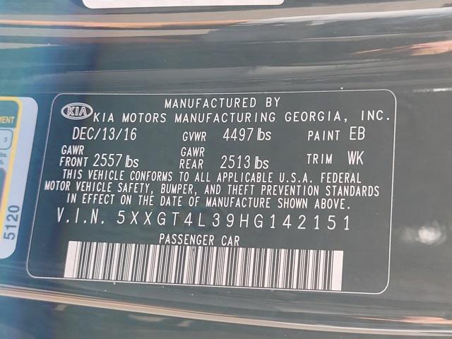 used 2017 Kia Optima car, priced at $8,174