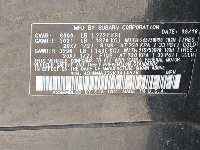 used 2019 Subaru Ascent car, priced at $11,174