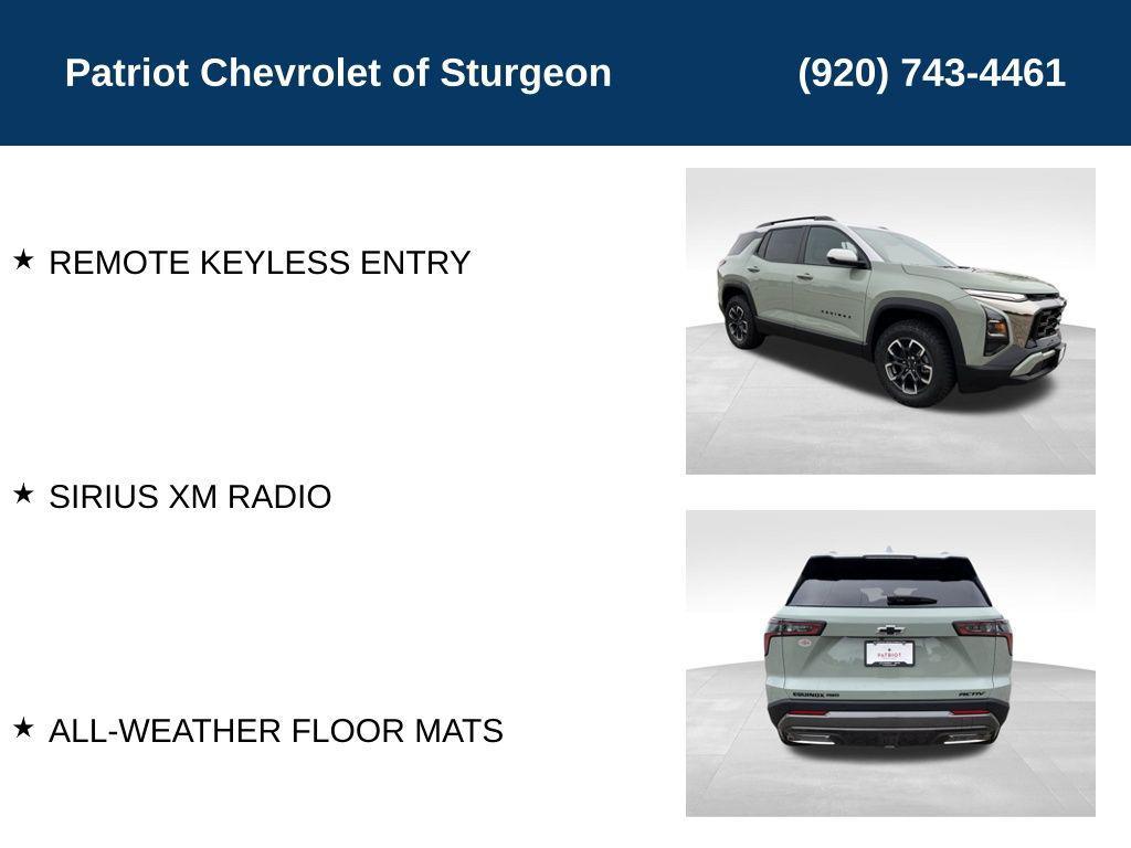 new 2026 Chevrolet Equinox car, priced at $37,730