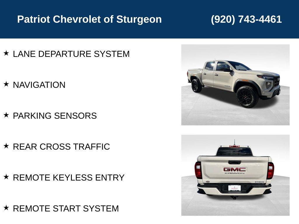 new 2026 GMC Canyon car, priced at $47,988
