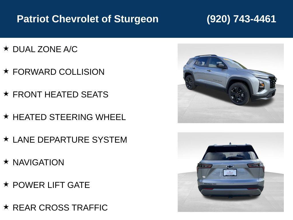 new 2026 Chevrolet Equinox car, priced at $33,988