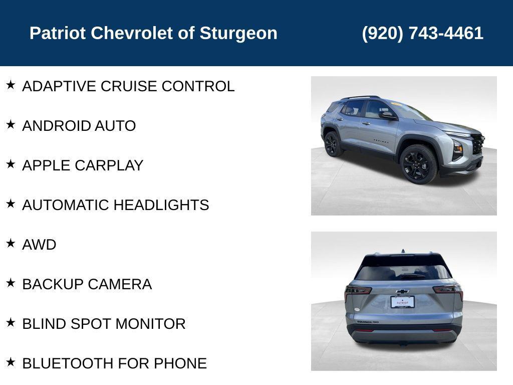 new 2026 Chevrolet Equinox car, priced at $33,988